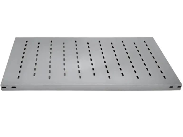 PROREGAL Edelstahlregal Stecksystem T-Profil HxBxT 200 x 100 x 40 cm 5 Ebenen Geschlitzter Fachboden Fachlast 150 kg Edelstahl Fachbodenregal