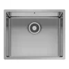 Pyramis Edelstahlbecken Astris Universal 1B 54 cm x 44 cm Edelstahl