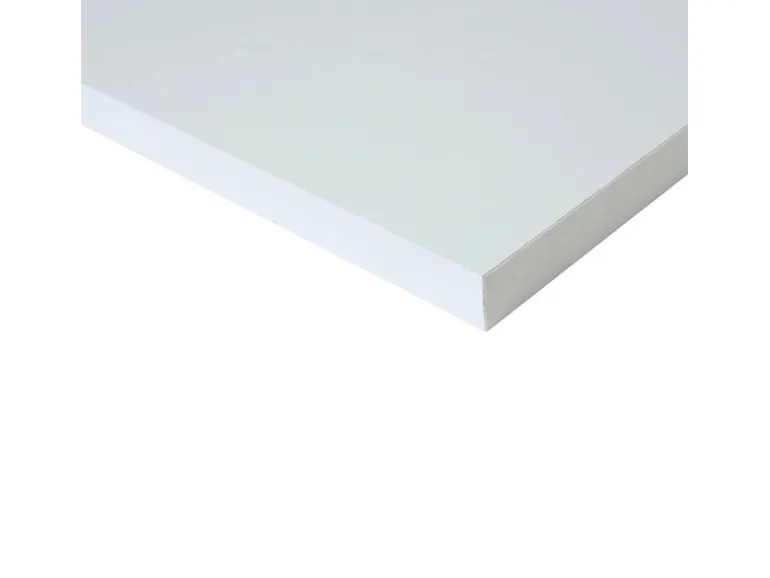 Regalbrett Weiß 120 cm x 30 cm x 1,6 cm