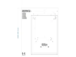 Respekta Dunstabzugshaube CH22010SBZ Glas 60 cm Schwarz EEK: B