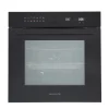Respekta Einbaubackofen Glas Autark Adrian 71 l Schwarz