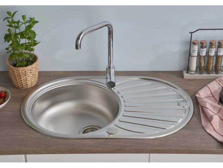 Respekta Einbauspüle Cansas 77 cm x 48 cm Edelstahl