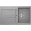 Respekta Einbauspüle Massivgranit Austin 86 cm x 50 cm Grau