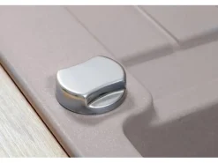 Respekta Einbauspüle Massivgranit Austin 86 cm x 50 cm Grau