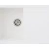 Respekta Einbauspüle Mineralite Houston 80 cm x 50 cm Weiß