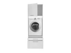 Respekta Hauswirtschaftsraum Set Clara 200 cm x 234,8 cm x 67,6 cm Weiß Matt