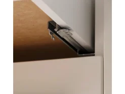Respekta Inselküche Gabriel 290 cm Grau Hochglanz