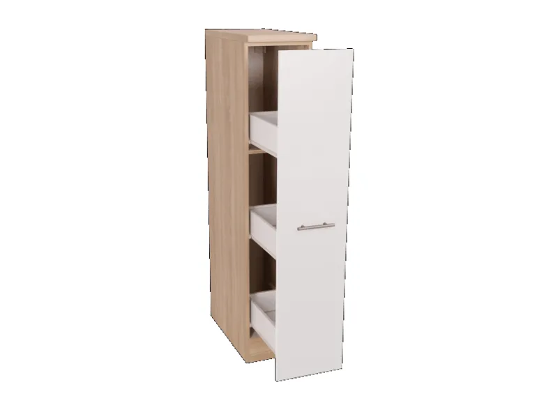 Respekta Küchen-Apothekerschrank Merle 30 cm Weiß