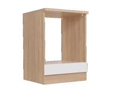 Respekta Küchen-Herdumbauschrank Merle 60 cm Weiß