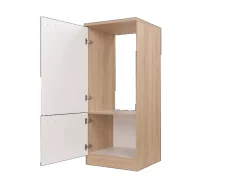 Respekta Küchen-Kühlschrankumbau Merle 6200SKU060ESGR1 60 cm Weiß