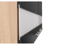 Respekta Küchenmöbel-Set 5 Merle 100 cm Schwarz