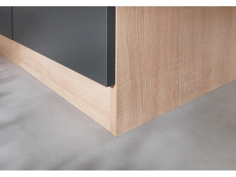 Respekta Küchenmöbel-Set 12 Merle 150 cm Grau