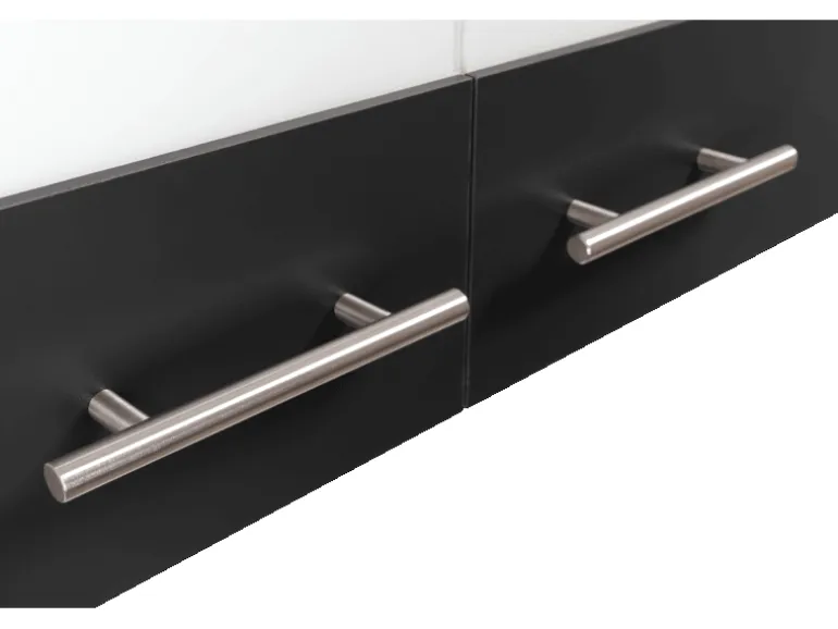 Respekta Küchenmöbel-Set 9 Merle 100 cm Schwarz