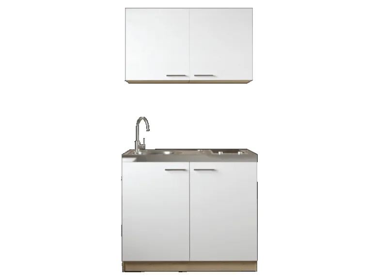Respekta Küchenmöbel-Set 6 Merle 100 cm Weiß