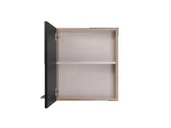 Respekta Küchen-Oberschrank Merle 50 cm Schwarz