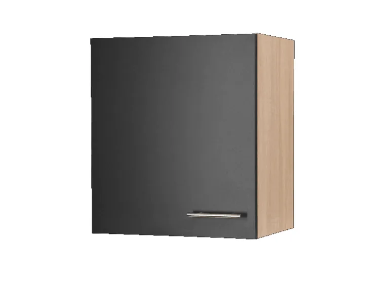 Respekta Küchen-Oberschrank Merle 50 cm Schwarz
