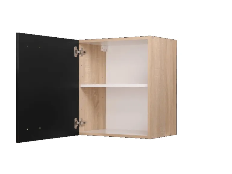 Respekta Küchen-Oberschrank Merle 50 cm Schwarz