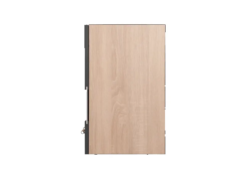 Respekta Küchen-Oberschrank Merle 100 cm Schwarz