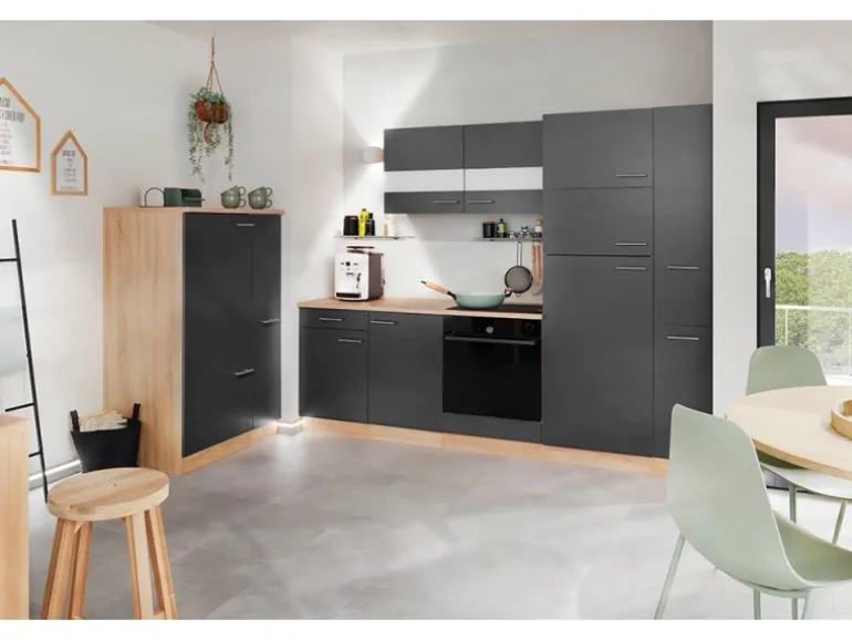 Respekta Küchen-Oberschrank Merle 110 cm Grau