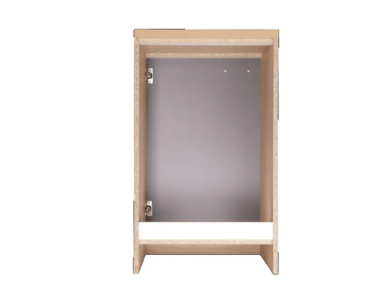 Respekta Küchen-Spülenunterschrank Merle 50 cm Grau