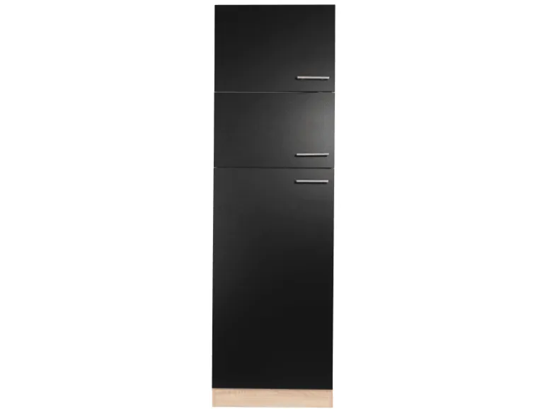 Respekta Küchen-Umbauschrank Merle 60 cm Schwarz
