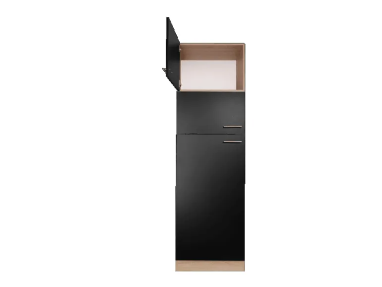 Respekta Küchen-Umbauschrank Merle 60 cm Schwarz