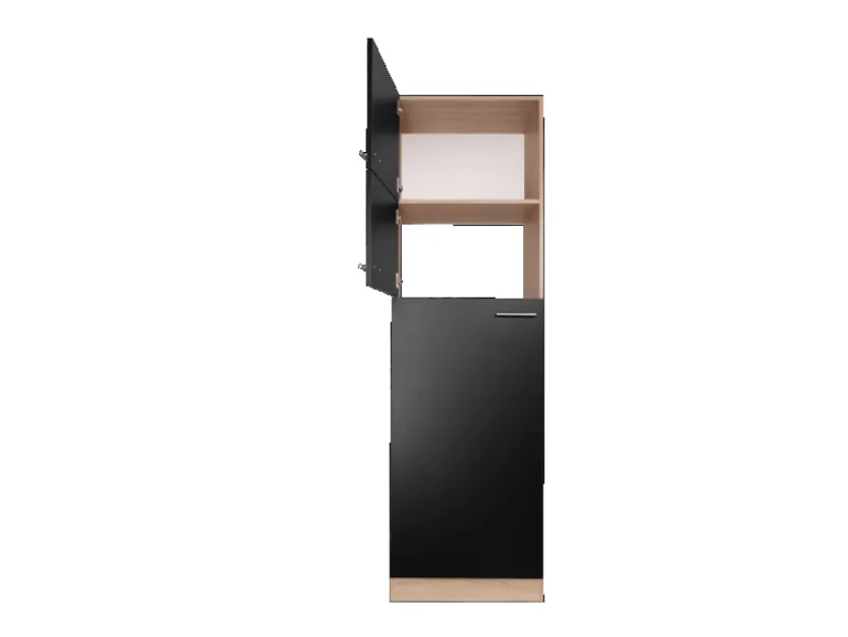 Respekta Küchen-Umbauschrank Merle 60 cm Schwarz