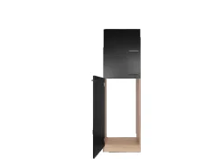 Respekta Küchen-Umbauschrank Merle 60 cm Schwarz