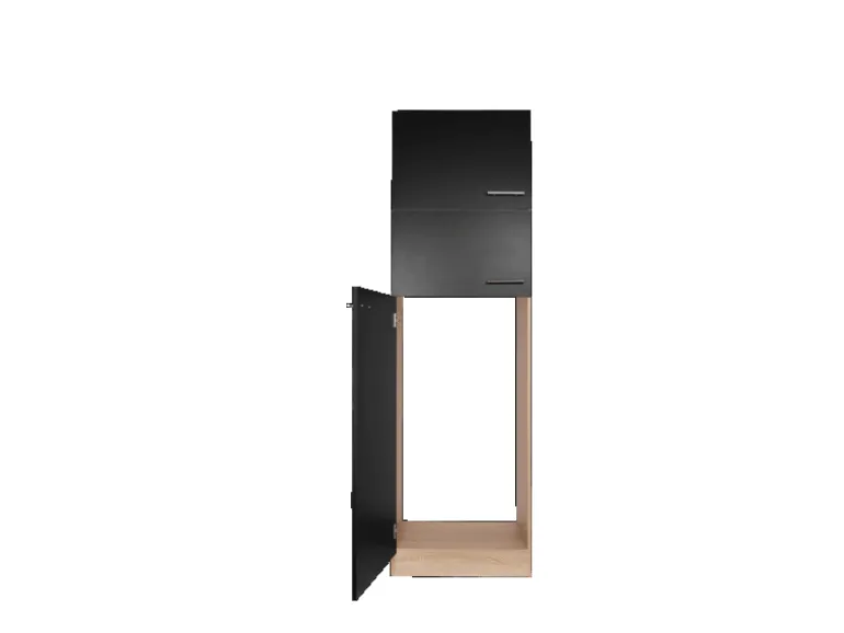 Respekta Küchen-Umbauschrank Merle 60 cm Schwarz