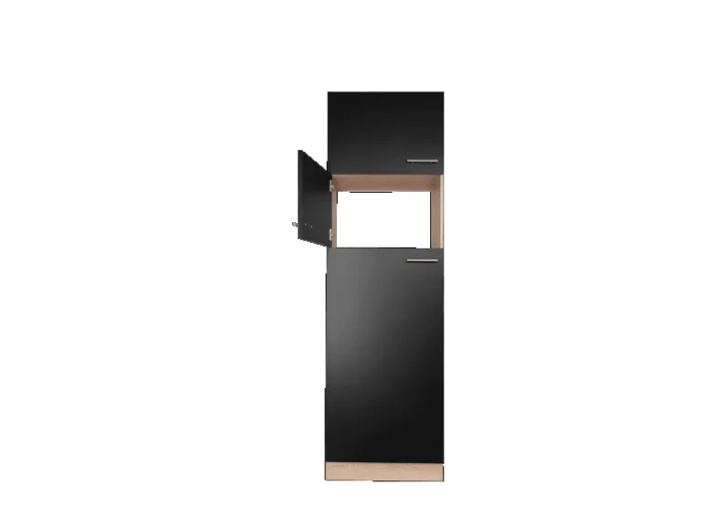 Respekta Küchen-Umbauschrank Merle 60 cm Schwarz