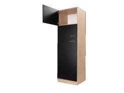 Respekta Küchen-Umbauschrank Merle 60 cm Schwarz
