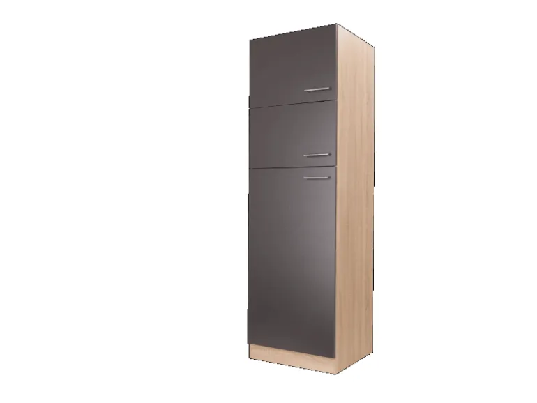 Respekta Küchen-Umbauschrank Merle 60 cm Grau