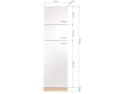 Respekta Küchen-Umbauschrank Merle 60 cm Weiß