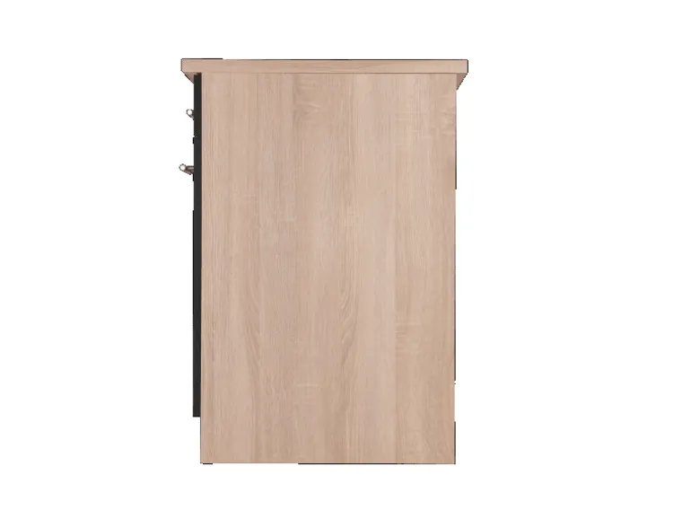 Respekta Küchen-Unterschrank Merle 50 cm Schwarz