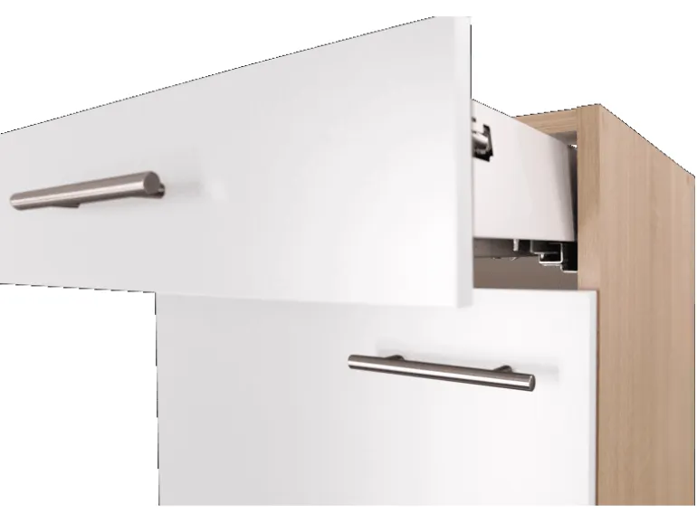 Respekta Küchen-Unterschrank Merle 50 cm Weiß