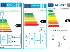 Respekta Küchenzeile KB360EYGMIGKE 360 cm Grau Seidengl.-Eiche York Nachbildung