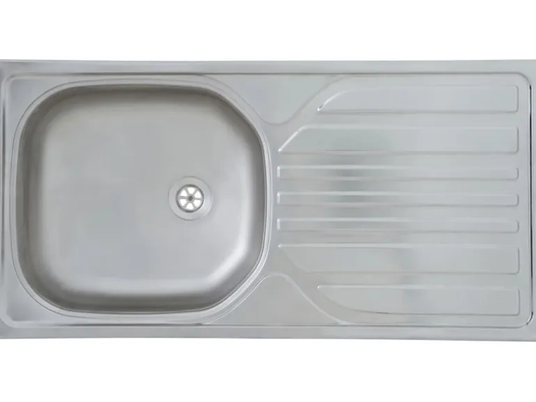 Respekta Küchenzeile KB150EYSMI 150 cm Schwarz-Eiche York Nachbildung