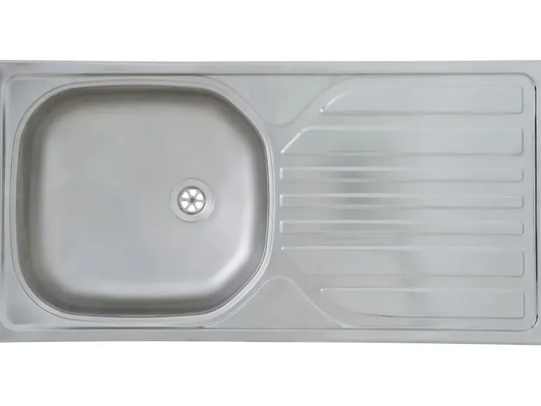 Respekta Küchenzeile KB180WWBMIG 180 cm Weiß-Beton Optik