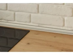 Respekta Küchenzeile Marleen 250 cm Artisan-Eiche Weiß Winkel