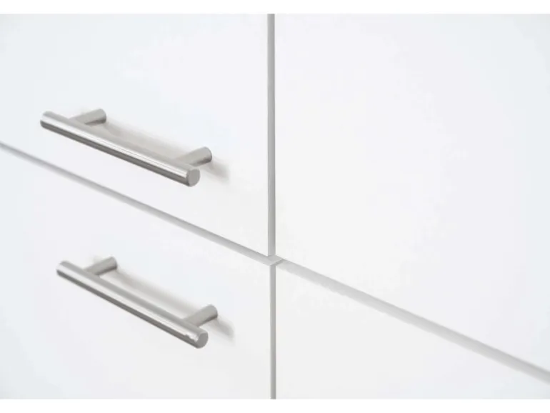 Respekta Küchenzeile ohne E-Geräte 300 cm Weiß
