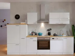 Respekta Küchenzeile ohne E-Geräte 310 cm Weiß