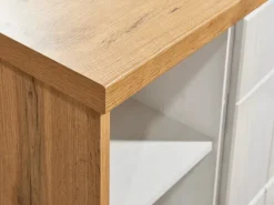 Respekta Landhaus Inselküche Anton 310 cm Lärche Weiß