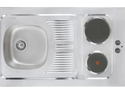 Respekta Miniküche MK130WOS 130 cm Weiß
