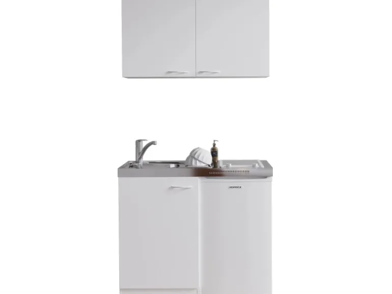 Respekta Miniküche MK130WOSCSV 130 cm Weiß