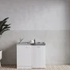 Respekta Miniküche Pantry 100S 100 cm Weiß