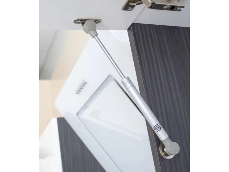 Respekta Premium Inselküche 280 cm Schwarz Hochglanz-Weiß