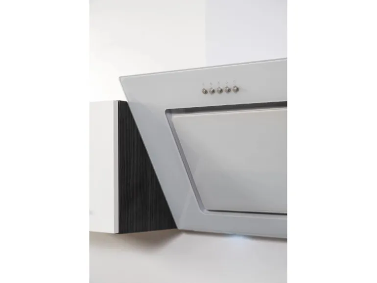 Respekta Premium Küchenzeile 210 cm Weiß Hochglanz-Eiche Grau mit 60 l Ofen