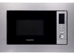 Respekta Premium Küchenzeile GLRP345HESWGKEOES Grifflos 345 cm Weiß Eiche NB