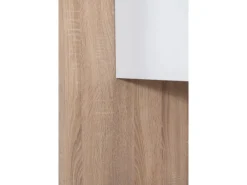 Respekta Premium Küchenzeile Grifflos 385 cm Schwarz Hochglanz-Eiche Sägerau