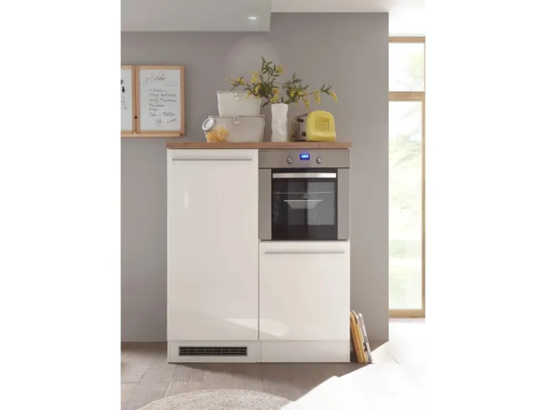 Respekta Premium Küchenzeile BERP320HWWC 320 cm Weiß Hochglanz
